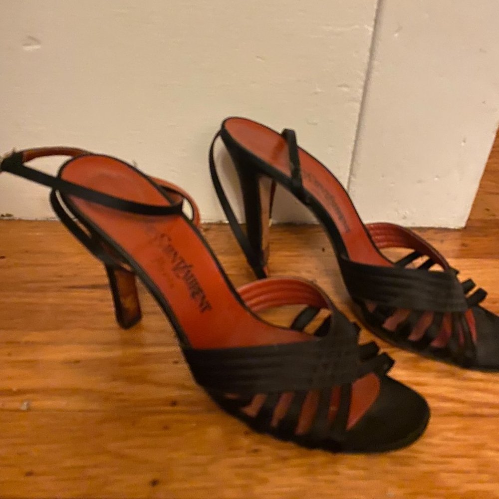Vintage Yves St Laurent heels 1970s